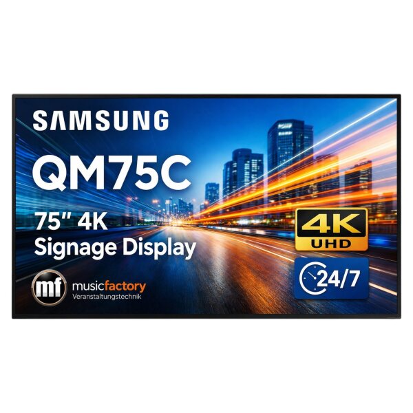 Samsung QM75C &ndash; 75" 4K Signage Display